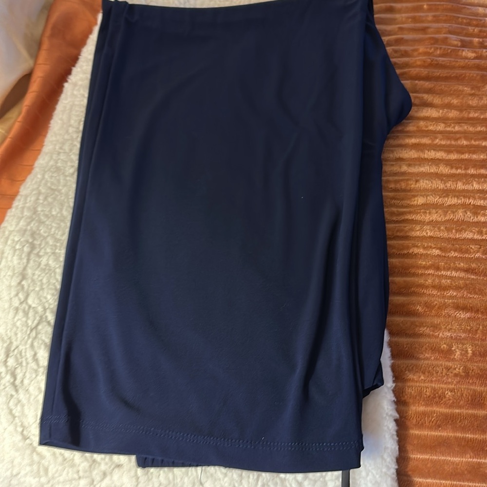Women’s slacks (2) pairs flare dress pants. Soft fabric elastic waist in PL - Picture 10 of 10